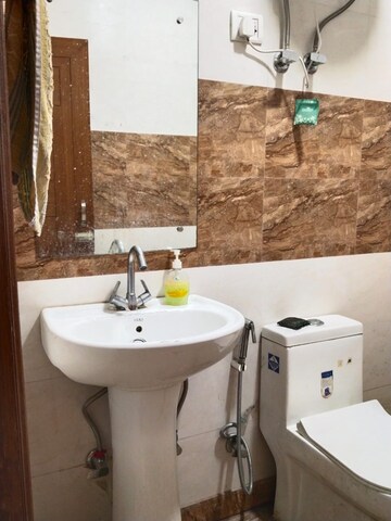 Bathroom in 2 BHK Apartment at Malviya Nagar – for Rent