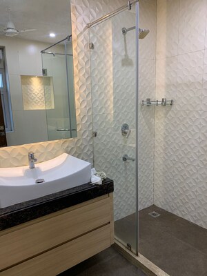 Bathroom in 4 BHK Apartment at Greater Kailash ii – for Rent