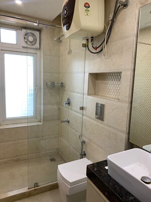 Bathroom in 4 BHK Apartment at Greater Kailash ii – for Sale