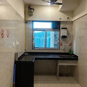 Kitchen in 1 BHK Apartment at Highway View CHS Vikhroli East, Tagore Nagar – for Rent