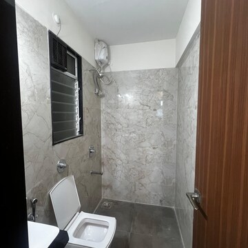 Bathroom in 1 BHK Apartment at Highway View CHS Vikhroli East, Tagore Nagar – for Rent