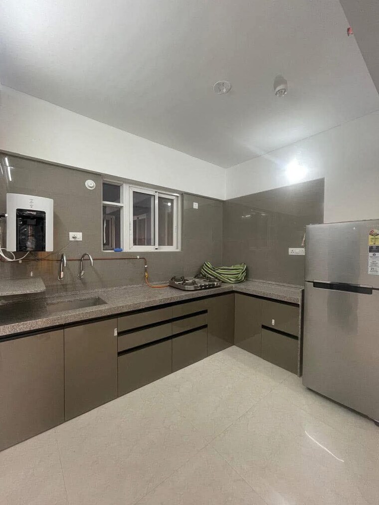 Kitchen, mount-n-glory 2 Bedroom 1001 Sq.Ft. Apartment In Kharadi Pune 9446713