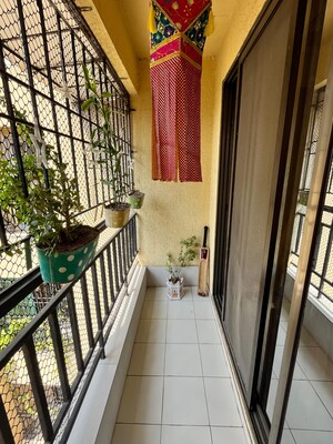Balcony in 1 BHK Apartment at Shree Nandanvan homes, Kalwa – for Sale