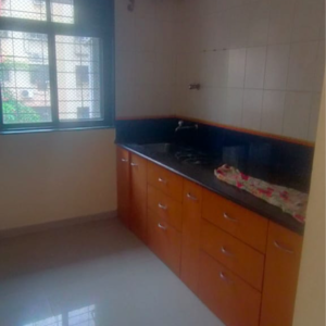 Kitchen in 1 BHK Apartment at Puranik City, Koliwada – for Rent