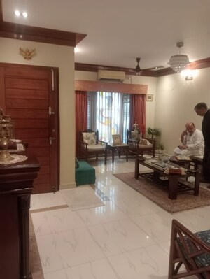 Living Room in 3 BHK Apartment at Sarita Vihar – for Sale