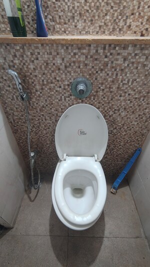 Bathroom in 1 BHK Apartment at Lodha Palava City Lakeshore Greens, Dombivli East – for Rent