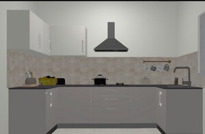 Kitchen in 3 BHK Apartment at Shriram 107 South East, Attibele – for Rent