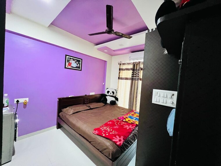 Bedroom, gurukiran-apartment 3 Bedroom 1750 Sq.Ft. Apartment In Ghansoli Navi Mumbai 9447372