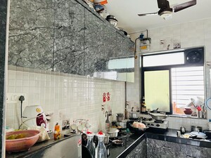 Kitchen in 3 BHK Apartment at Gurukiran Apartment, Ghansoli – for Sale