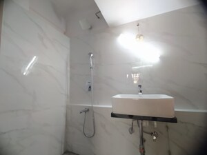 Bathroom in 2 BHK Apartment at Sun Glory, Powai – for Rent