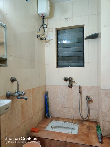 Bathroom in 1 BHK Apartment at Shiv Om CHS, Chandivali – for Rent