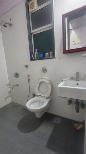 Bathroom in 2 BHK Apartment at Vasant Fiona, Pokhran Road No Two – for Rent