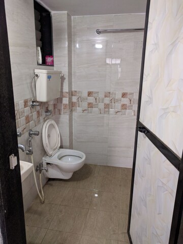 Bathroom in 1 BHK Apartment at Powai Jaltarang CHS, Powai – for Rent