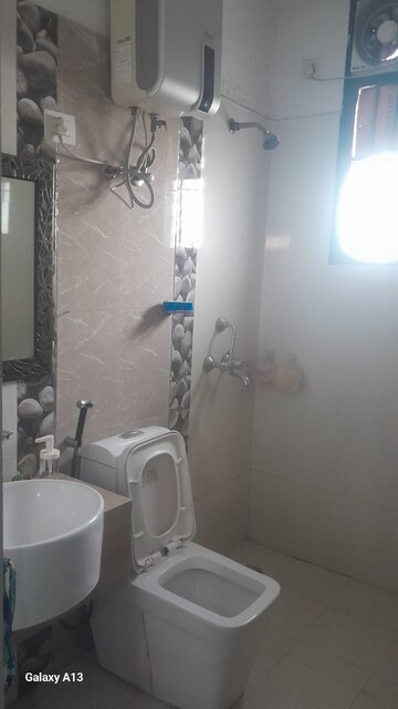 Bathroom in 3 BHK Builder Floor at Unitech South City II, Sector 50 – for Rent