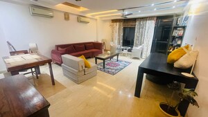 Living Room in 3 BHK Apartment at Navjeevan Vihar – for Rent