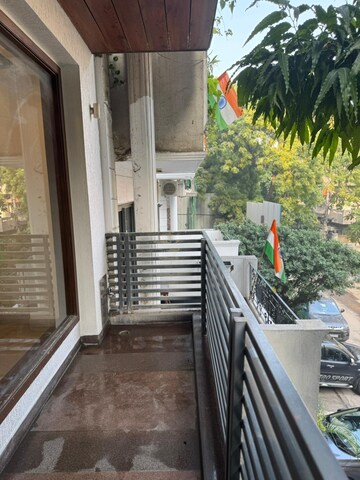 Balcony in 3 BHK Apartment at Nehru Enclave – for Rent
