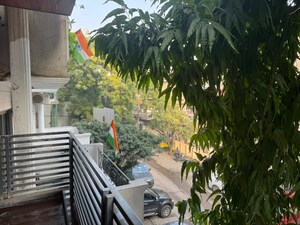 Balcony in 3 BHK Apartment at Nehru Enclave – for Rent
