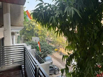 Balcony in 3 BHK Apartment at Nehru Enclave – for Rent