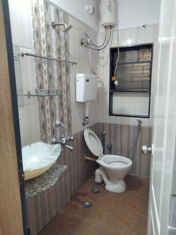 Bathroom in 1 BHK Apartment at Shree Rajal Enclave, Ghansoli Sector 15 – for Sale