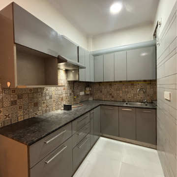 Kitchen in 2 BHK Builder Floor at Malviya Nagar – for Rent