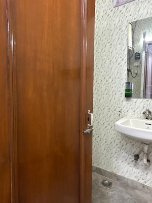 Bathroom in 2 BHK Builder Floor at Malviya Nagar – for Rent