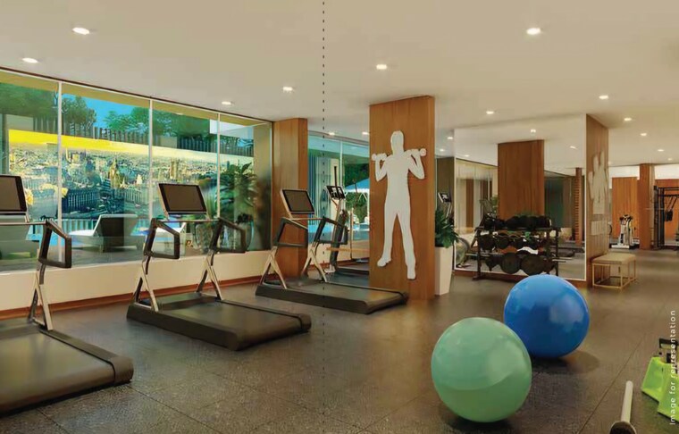 Gym, tru-spectrum-life 3 Bedroom 832 Sq.Ft. Apartment In Santacruz West Mumbai 9447634