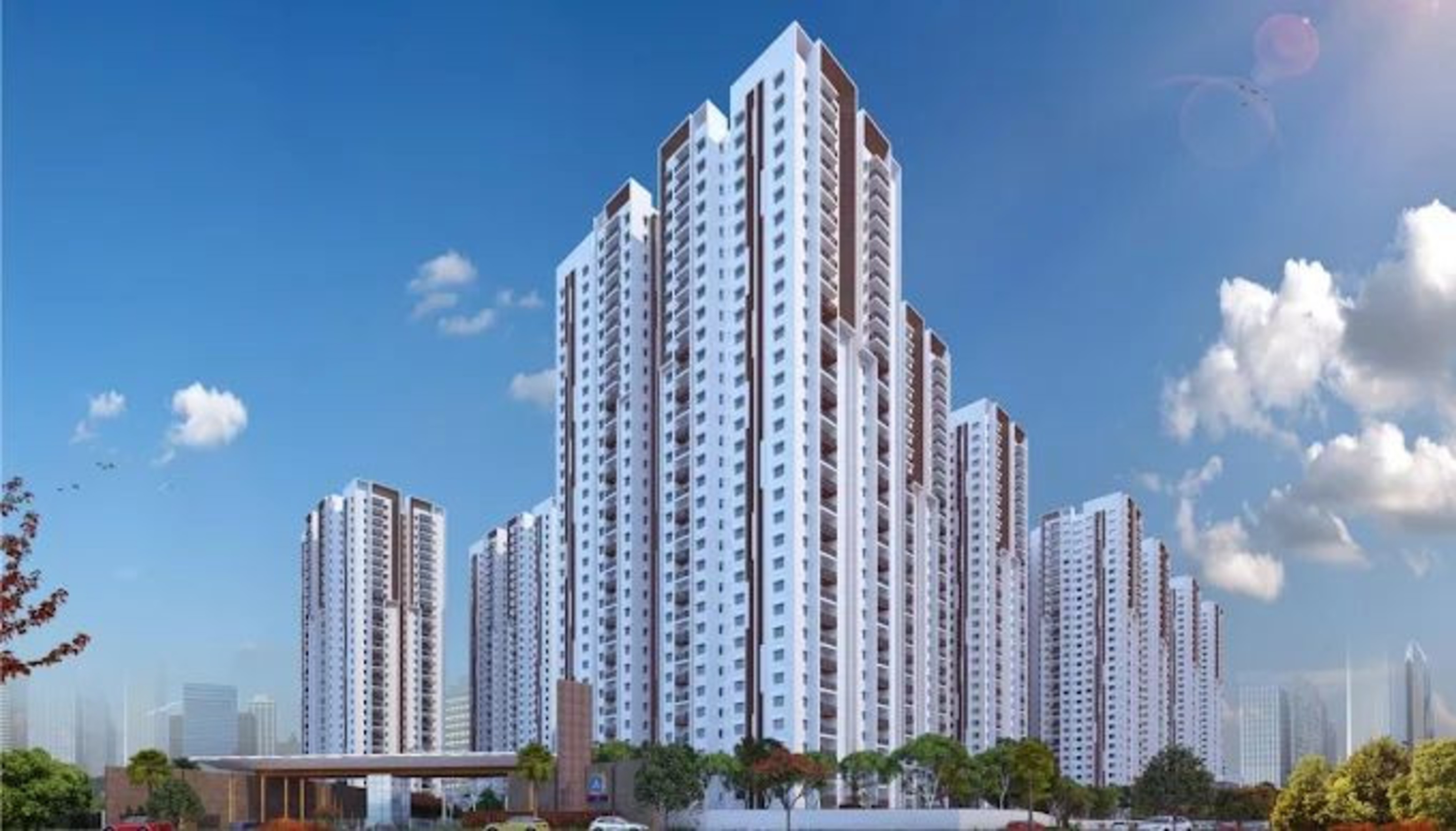 3 BHK 1982 Sq.Ft. Apartment in Aparna Zenon