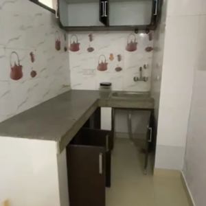 Kitchen in 1.5 BHK Builder Floor at Malviya Nagar – for Rent