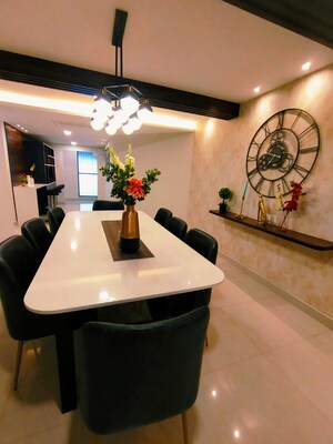 Dining area in 5 BHK Apartment at Mihan – for Rent