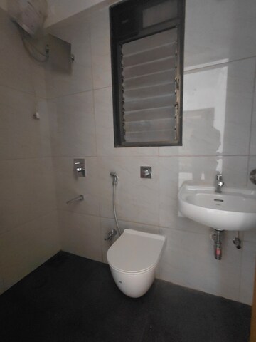 Bathroom in 1.5 BHK Apartment at Chandak 34 Park Estate, Goregaon West – for Rent
