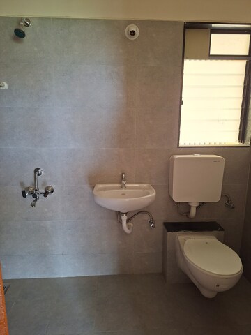 Bathroom in 2 BHK Apartment at KM Horizon Exotica, Haware City – for Rent