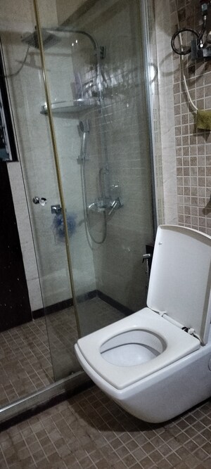 Bathroom in 3 BHK Apartment at Regency Cosmos, Baner – for Rent
