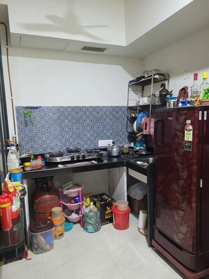 Kitchen in 1 BHK Apartment at Lodha Crown Quality Homes, Majiwada – for Rent