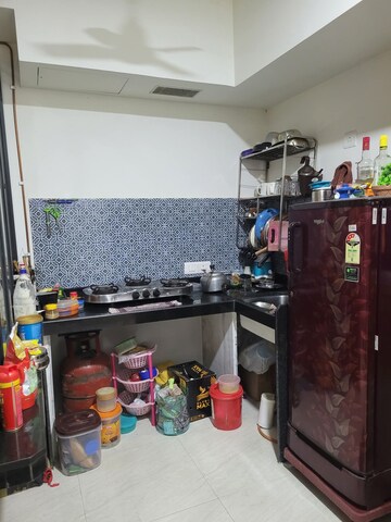 Kitchen in 1 BHK Apartment at Lodha Crown Quality Homes, Majiwada – for Rent