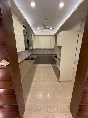 Kitchen in 3 BHK Builder Floor at Greater Kailash I – for Rent