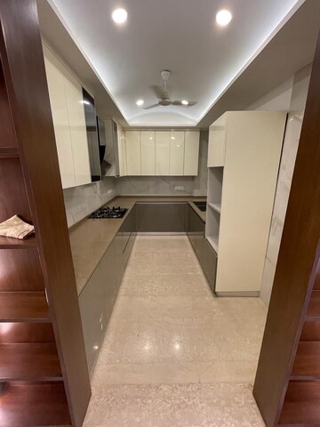 Kitchen in 3 BHK Builder Floor at Greater Kailash I – for Rent