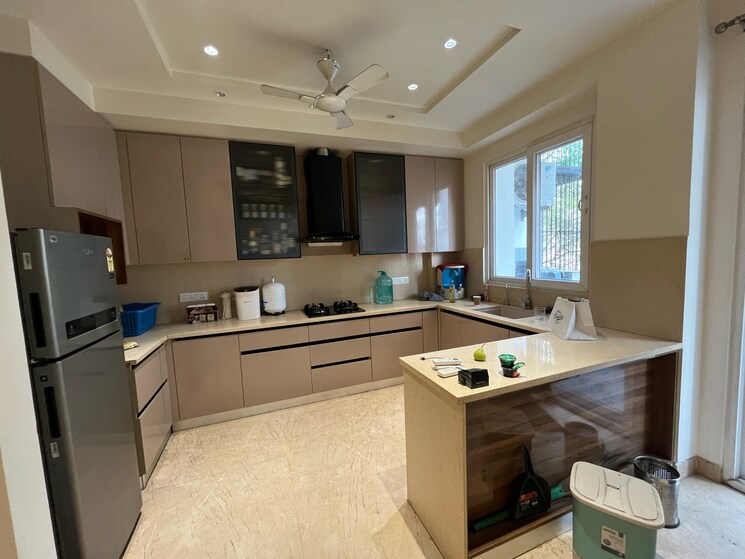 Kitchen, ansal-sushant-lok-i 3 Bedroom 215 Sq.Yd. Builder Floor In Sector 43 Gurgaon 9447897