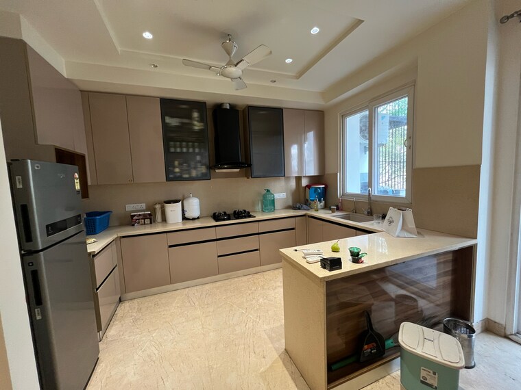 Kitchen, ansal-sushant-lok-i 3 Bedroom 215 Sq.Yd. Builder Floor In Sector 43 Gurgaon 9447897