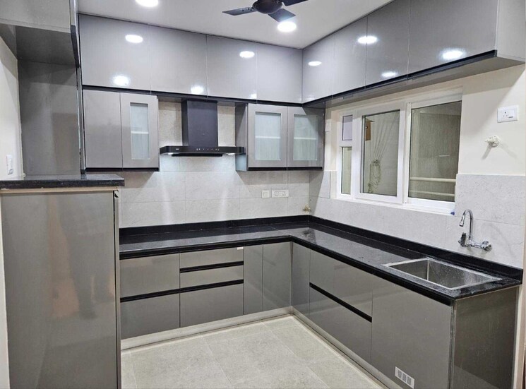 Kitchen, prestige-beverly-hills 3 Bedroom 1796 Sq.Ft. Apartment In Kokapet Hyderabad 9447899