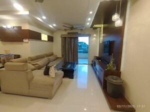 Living Room in 3 BHK Apartment at Rohan Mithila, Viman Nagar – for Rent