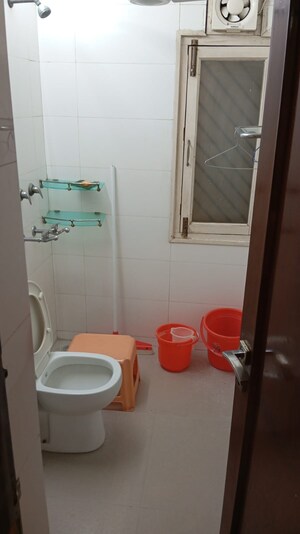 Bathroom in 4 BHK Builder Floor at East Of Kailash – for Rent
