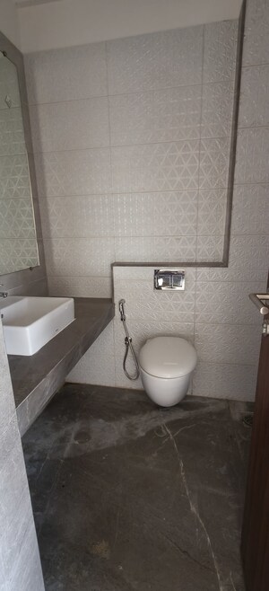 Bathroom in 3 BHK Apartment at Kalpataru Radiance, Goregaon West – for Rent