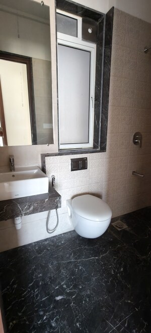 Bathroom in 3 BHK Apartment at Kalpataru Radiance, Goregaon West – for Rent