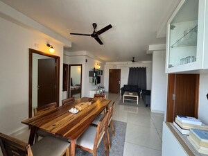 Living Room in 3 BHK Apartment at Aparna Sarovar Zenith, Nallagandla – for Rent