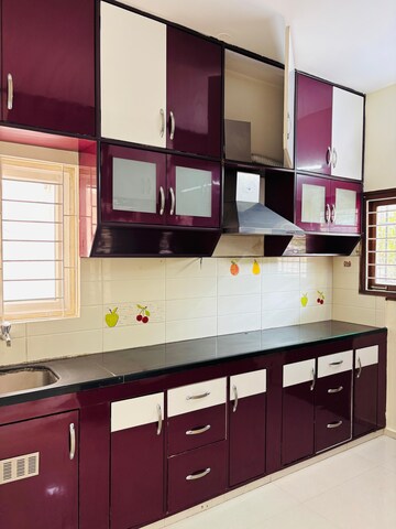 Kitchen in 3 BHK Builder Floor at Madhapur – for Rent