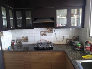 Kitchen in 3 BHK Apartment at Gaur Atulyam, Omicron I Greater Noida – for Sale