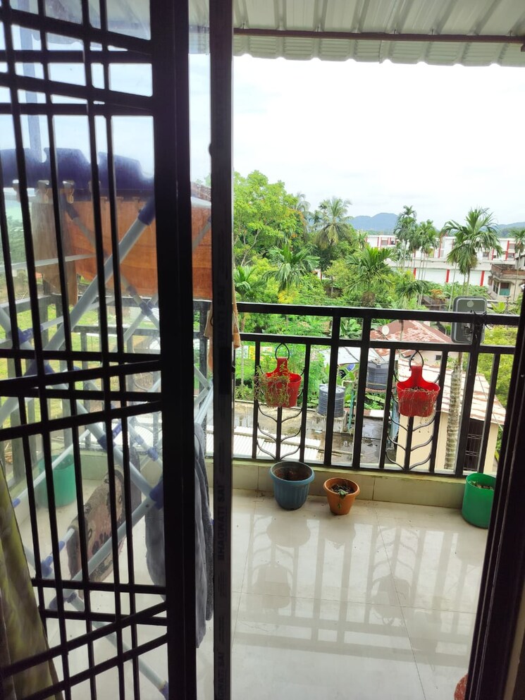 Balcony, panjabari 2 Bedroom 900 Sq.Ft. Builder Floor In Panjabari Guwahati 9448022
