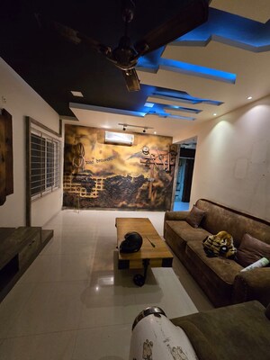 Living Room in 3 BHK Apartment at Alekhya Spring Leaf, Manikonda – for Sale