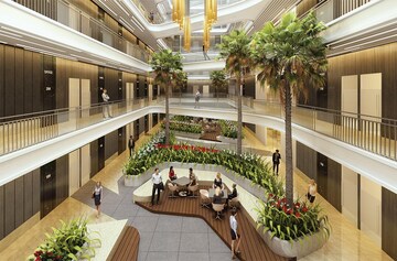 Balcony in  Office Space at Nyati Empress, Viman Nagar – for Sale