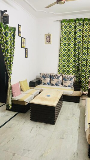 Living Room in 2 BHK Builder Floor at Ashoka Enclave – for Rent